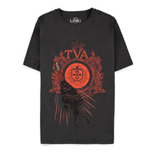 Load image into Gallery viewer, MARVEL COMICS Loki Time Variance Authority Logo T-Shirt, Male (TS335022LOK)
