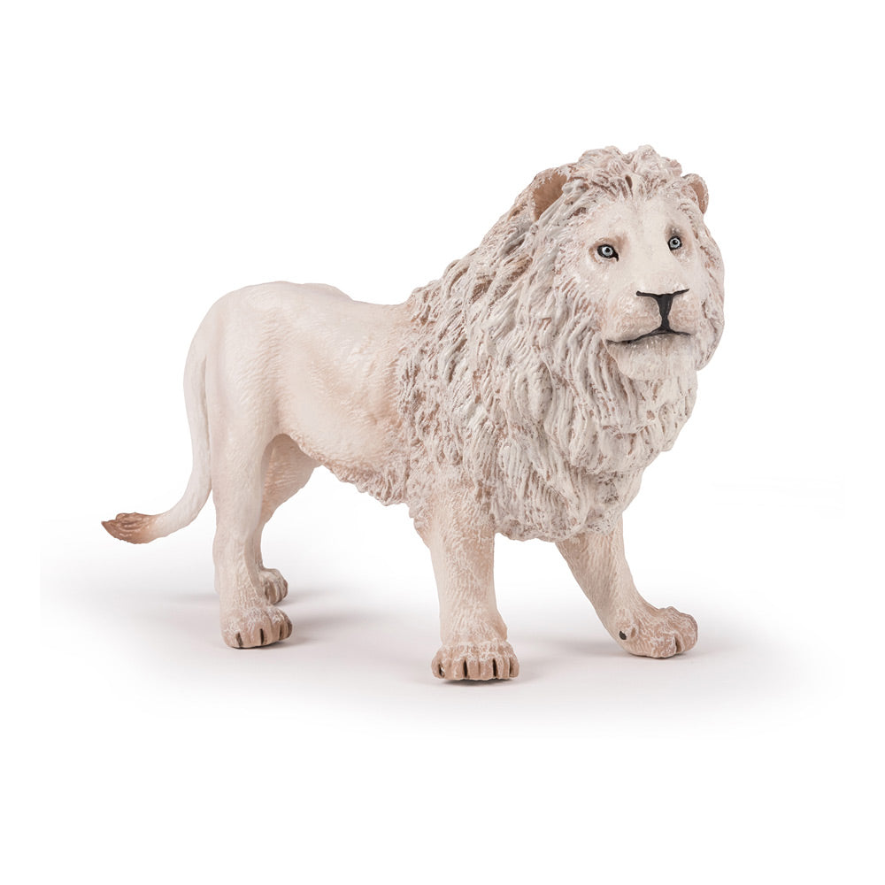 PAPO Large Figurines Large White Lion Toy Figure (50185)