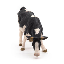 Load image into Gallery viewer, PAPO Farmyard Friends Black &amp; White Grazing Cow Toy Figure (51150)
