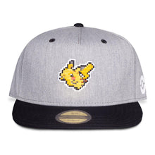 Load image into Gallery viewer, POKEMON Pika Pixelated Snapback Baseball Cap (SB687265POK)
