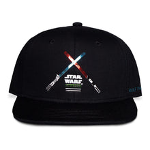 Load image into Gallery viewer, STAR WARS Villains Crossed Lightsabers Snapback Baseball Cap (SB303557STW)
