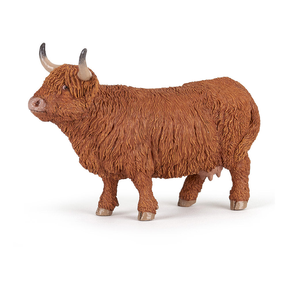 PAPO Farmyard Friends Highland Cattle Toy Figure (51178)