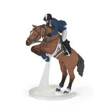 Load image into Gallery viewer, PAPO Horses and Ponies Jumping Horse and Horseman Toy Figure (51562)
