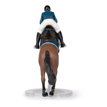 Load image into Gallery viewer, PAPO Horses and Ponies Jumping Horse and Horseman Toy Figure (51562)
