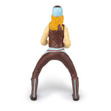 Load image into Gallery viewer, PAPO Horses and Ponies Blue Trendy Rider Toy Figure (52009)
