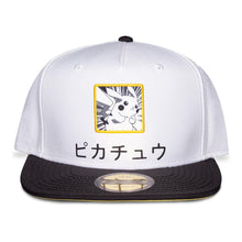 Load image into Gallery viewer, POKEMON Pikachu Japanese Patch Snapback Baseball Cap (SB463644POK)
