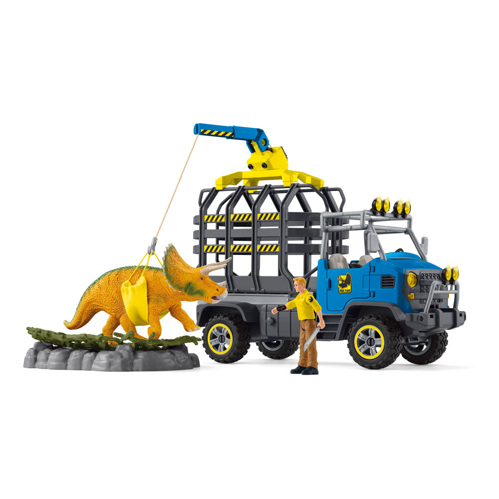 SCHLEICH Dinosaurs Dino Transport Mission Toy Playset (42565)