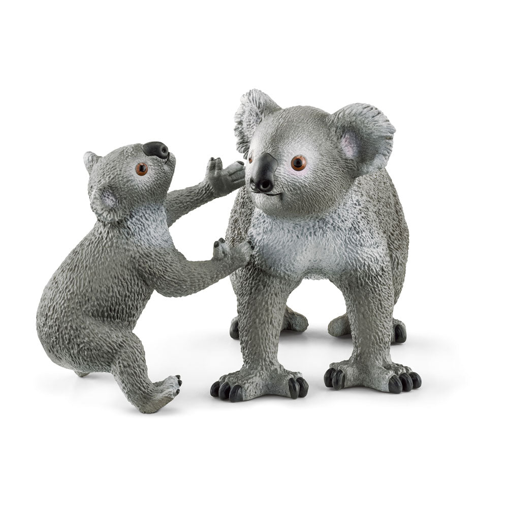 SCHLEICH Wild Life Koala Mother and Baby Toy Figure Set (42566)