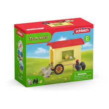 Load image into Gallery viewer, SCHLEICH Farm World Mobile Chicken Coop Toy Playset (42572)
