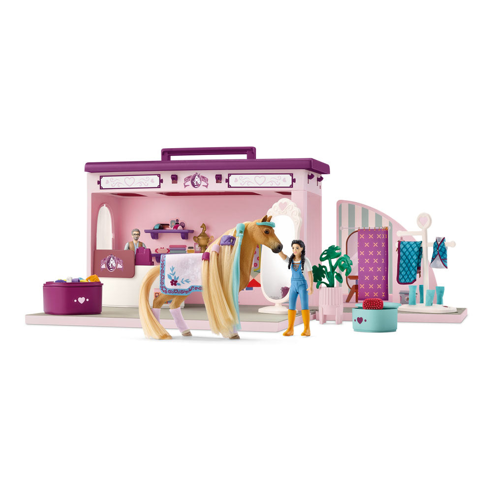 SCHLEICH Horse Club Sofia's Beauties Horse Pop-Up Boutique Toy Playset (42587)