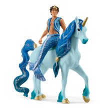 Load image into Gallery viewer, SCHLEICH Bayala Aryon on Unicorn Toy Figure Set (70718)
