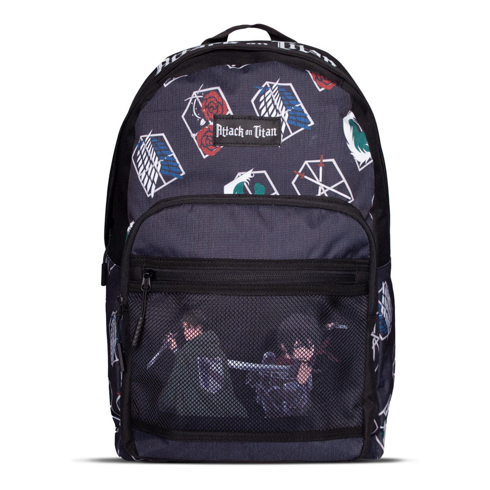 ATTACK ON TITAN  Iconic Crests All-over Print Backpack (BP563181ATT)