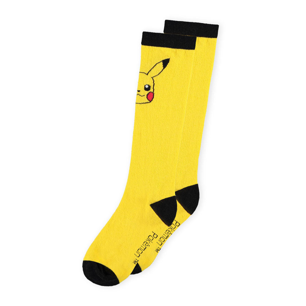 POKEMON Pikachu Knee High Socks, Female (KH407777POK)