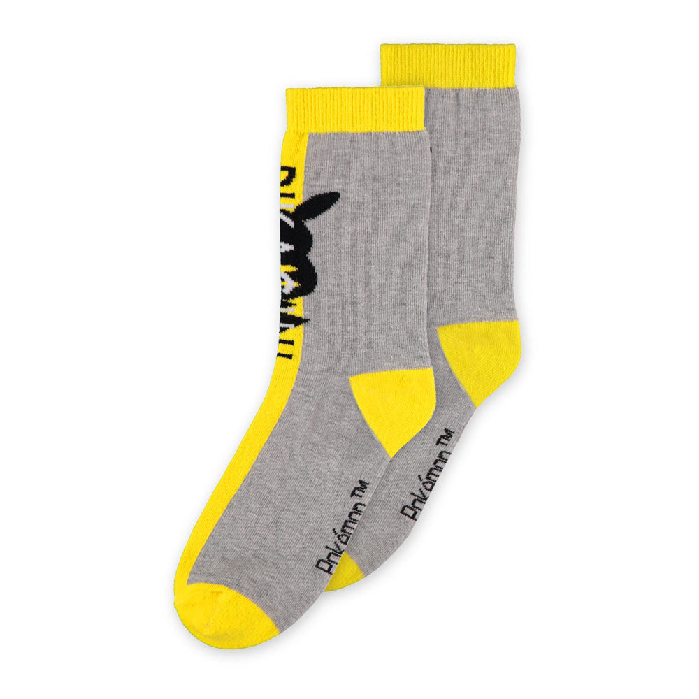 POKEMON Pikachu Novelty Socks, Unisex (NS577754POK)