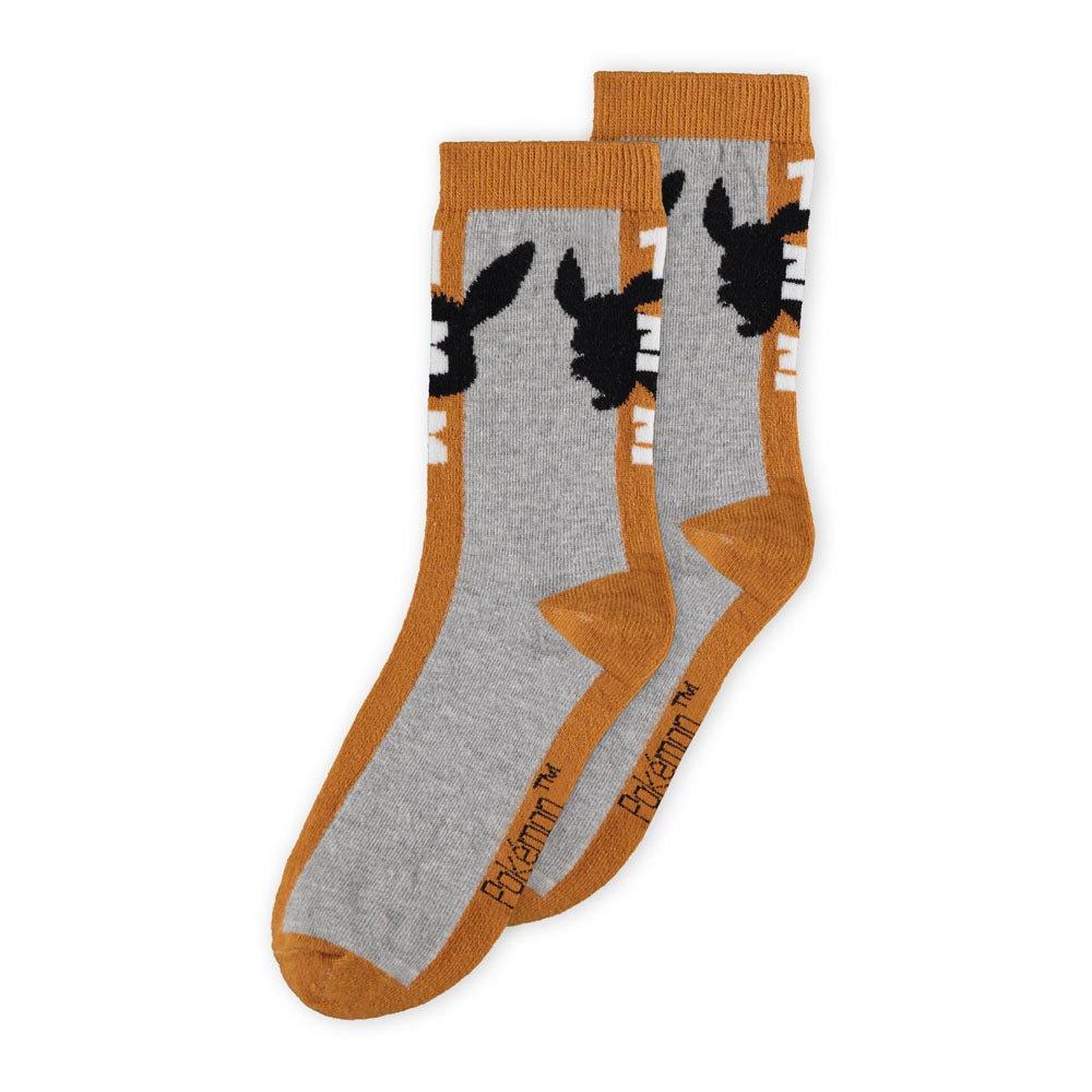 POKEMON Eevee #133 Novelty Socks, Unisex (NS810751POK)