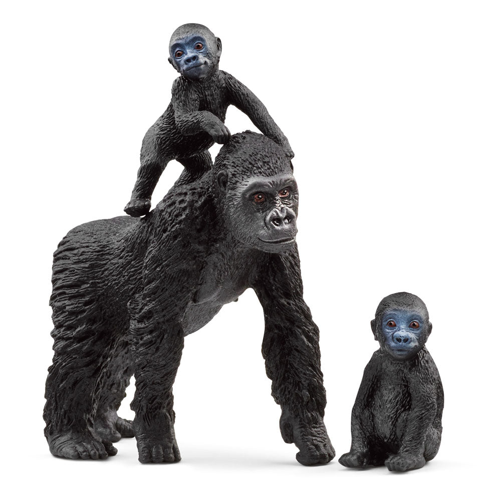 SCHLEICH Wild Life Gorilla Family Toy Figure (42601)