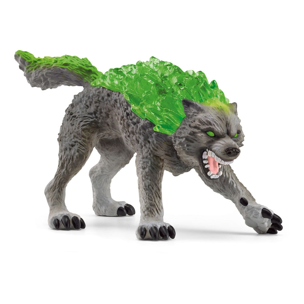 SCHLEICH Eldrador Creatures Granite Wolf Toy Figure (70153)