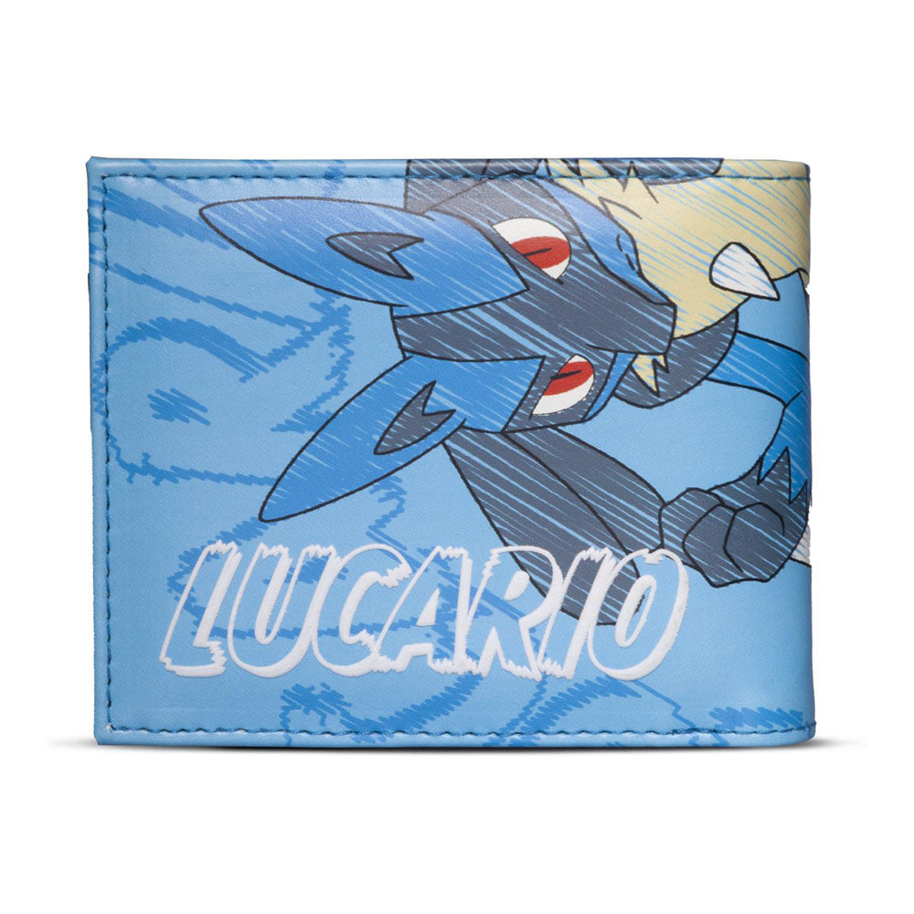 POKEMON Lucario #448 All-over Print Bi-fold Wallet (MW608606POK)