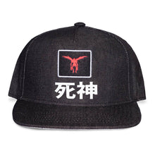 Load image into Gallery viewer, DEATH NOTE Ryuk Silhouette Patch Shinigami Denim Snapback Baseball Cap (SB807623DTH)
