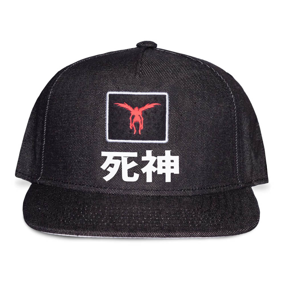 DEATH NOTE Ryuk Silhouette Patch Shinigami Denim Snapback Baseball Cap (SB807623DTH)