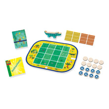 Load image into Gallery viewer, SES CREATIVE Wrap&amp;Go Travel Games (Four in a Row, Dots and Boxes and Pack Croco) (02235)
