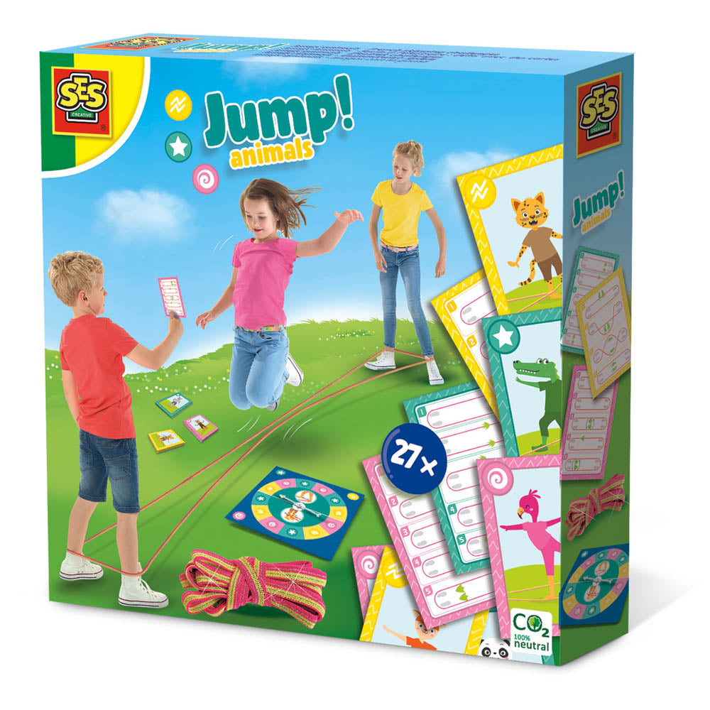 SES CREATIVE Jump! Animals French Skipping Challenges (02248)