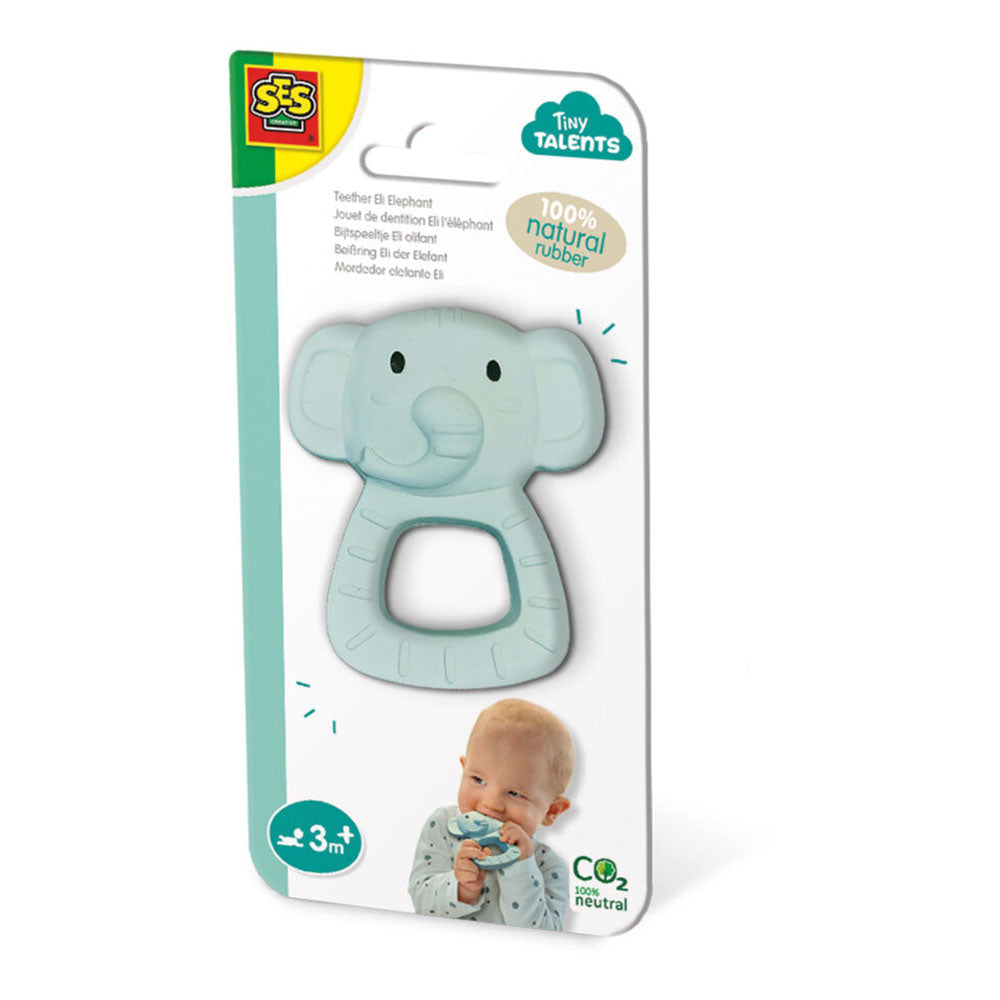 SES CREATIVE Tiny Talents Teether Eli Elephant (13163)