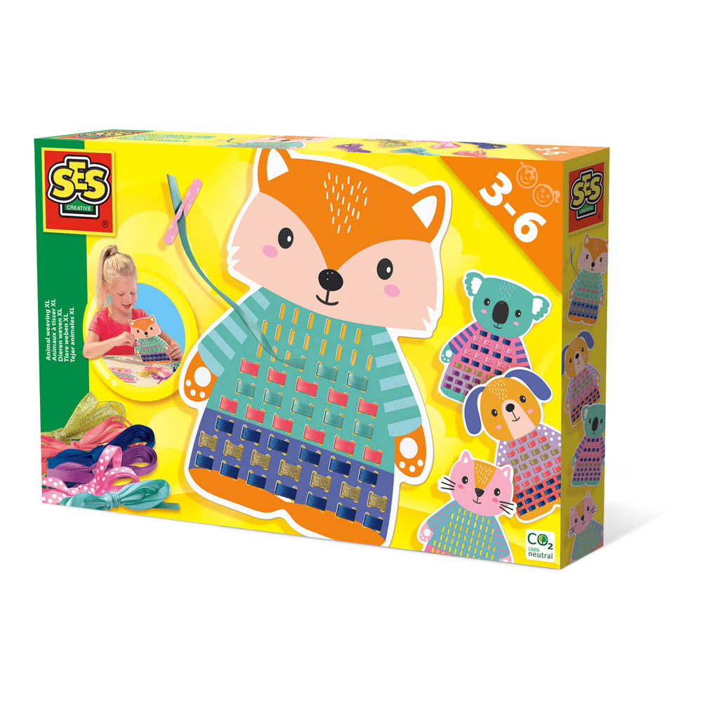 SES CREATIVE Animal Weaving XL Craft Kit (14025)