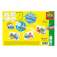Load image into Gallery viewer, SES CREATIVE Dinos Colouring with Water Painting Set (14465)
