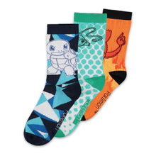 Load image into Gallery viewer, POKEMON Character Set Crew Socks (3 Pack), Unisex (CR834547POK)

