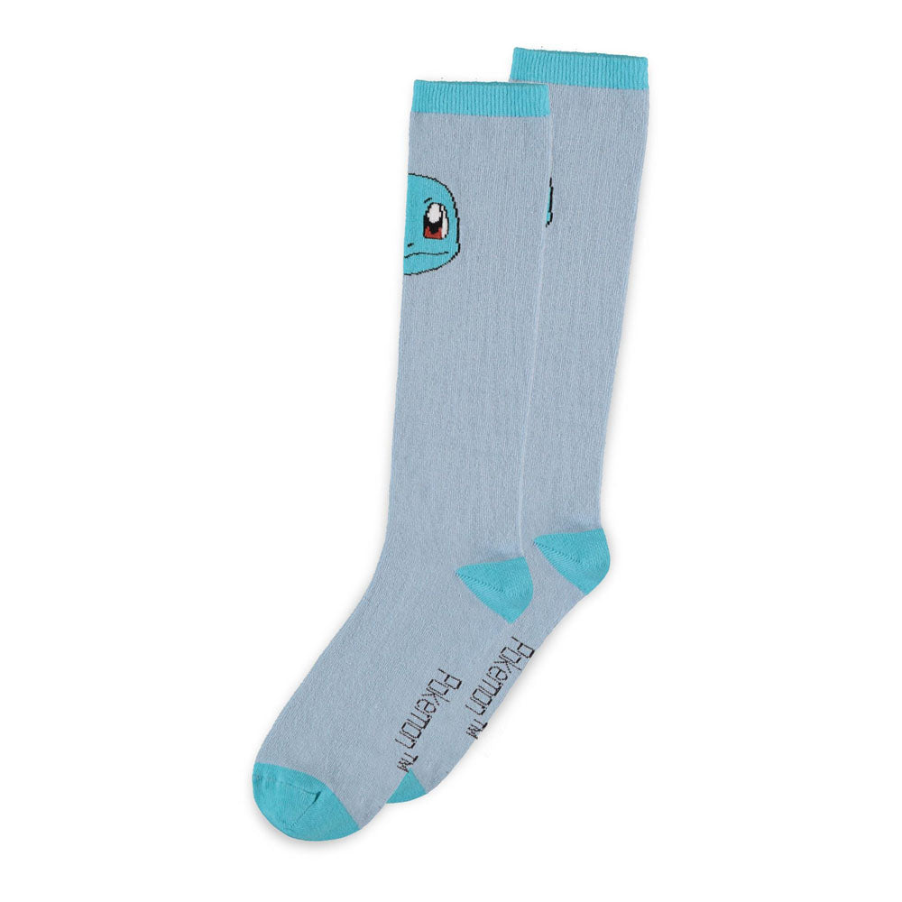 POKEMON Squirtle Knee High Socks, Female (KH555115POK)